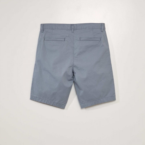 Bermuda chino uni - Gris