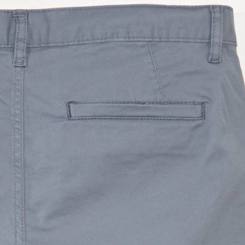 Bermuda chino uni - Gris