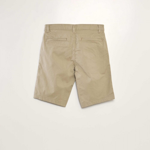 Bermuda chino uni - Beige