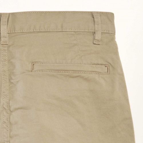 Bermuda chino uni - Beige