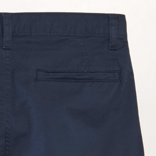 Bermuda chino uni - Bleu marine