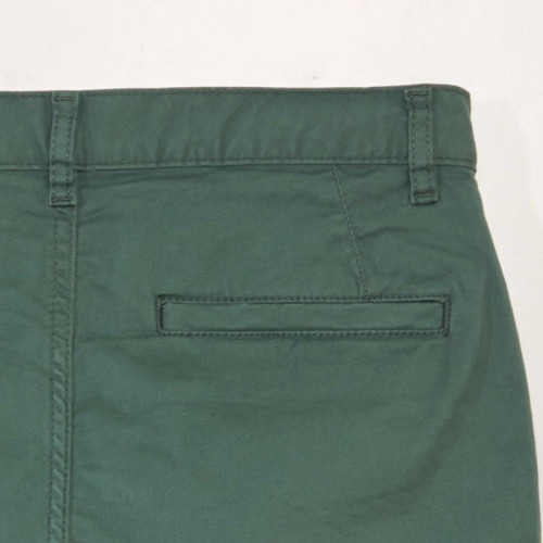 Bermuda chino uni - Vert