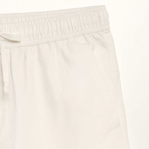 Bermuda chino avec taille élastiquée - Blanc