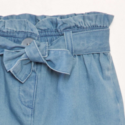 Short en denim - Bleu