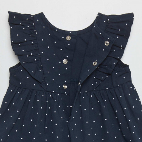 Ensemble robe + bloomer - Bleu