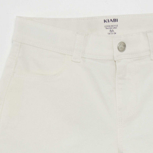 Short en twill - Blanc