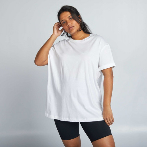 Tee-shirt en maille jersey - Blanc