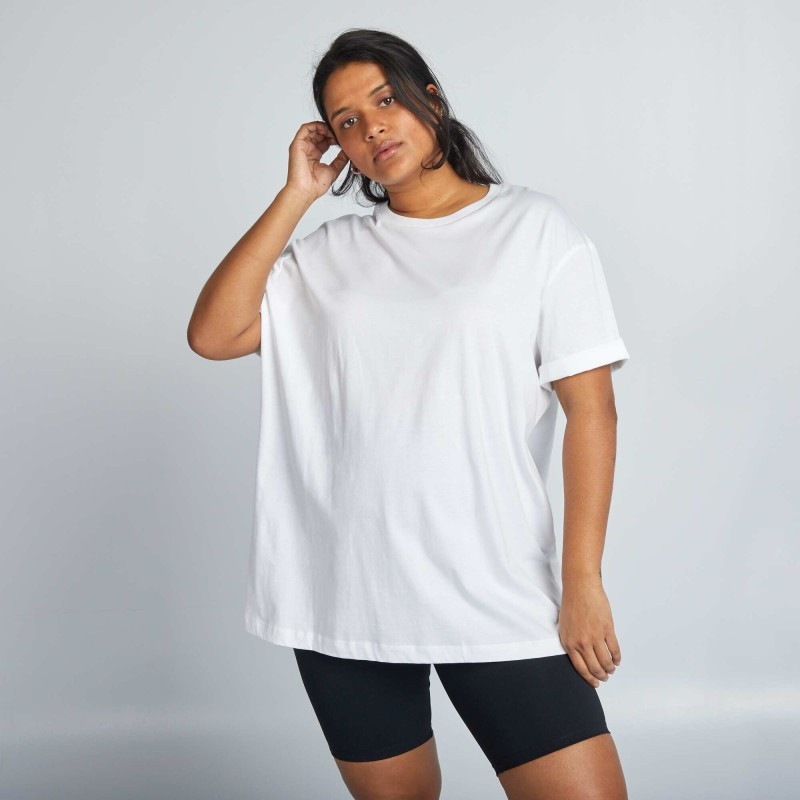 Tee-shirt en maille jersey - Blanc