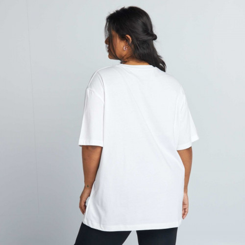 Tee-shirt en maille jersey - Blanc