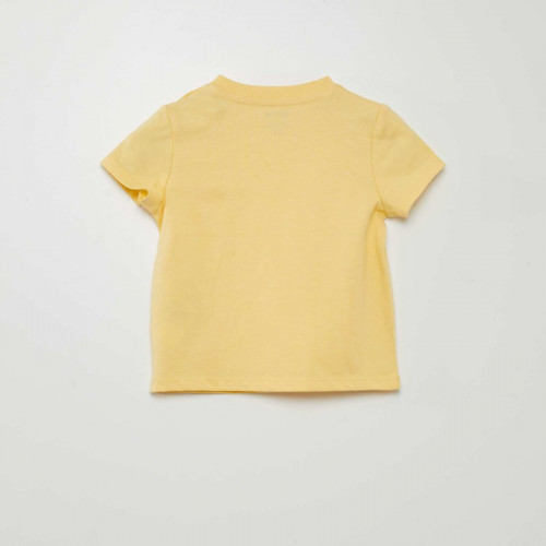 T-shirt à manches courtes avec poches - Jaune