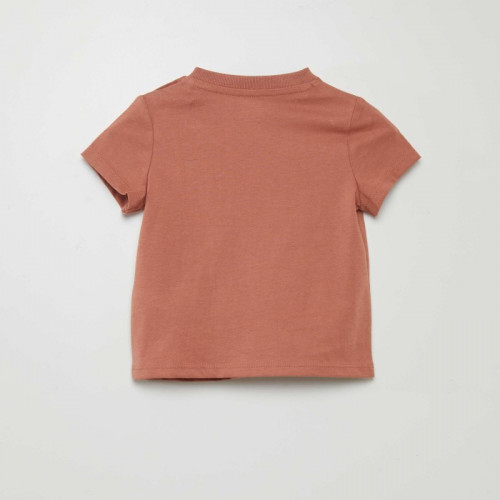 T-shirt à manches courtes avec poches - Rose