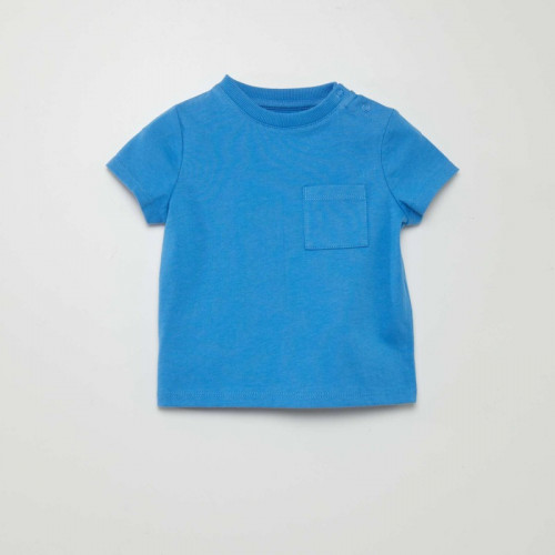 T-shirt à manches courtes avec poches - Bleu