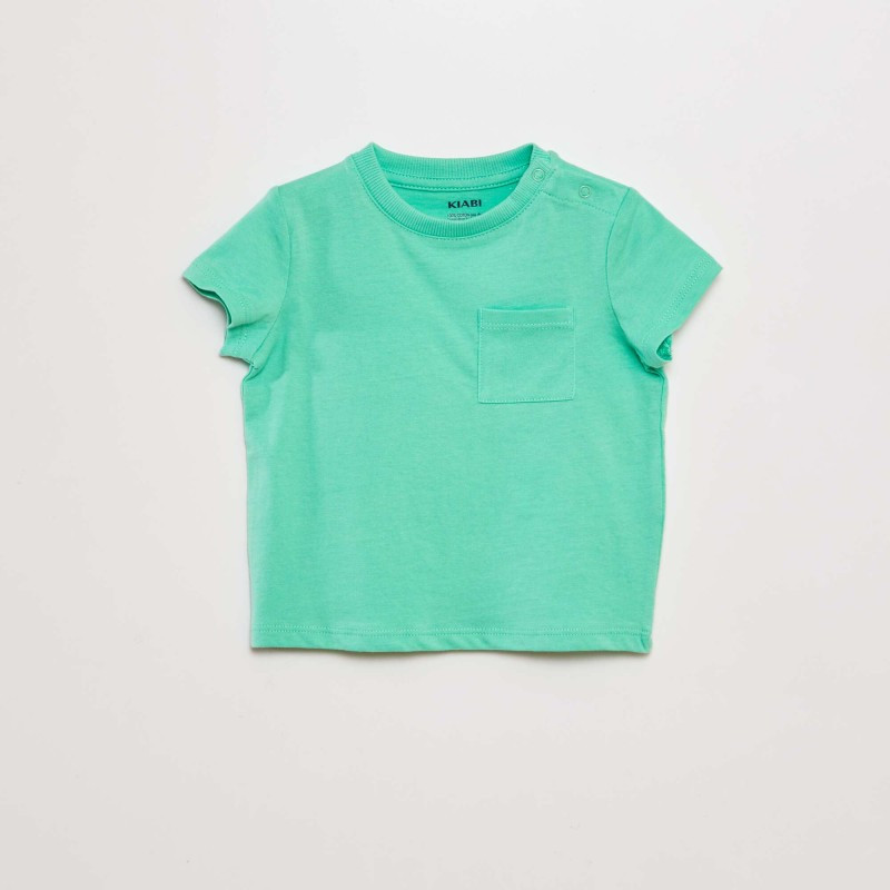 T-shirt à manches courtes avec poches - Vert