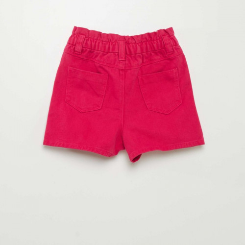 Short en denim coloré - Rose