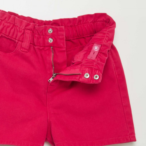 Short en denim coloré - Rose