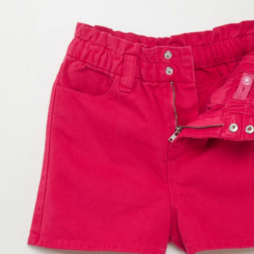 Short en denim coloré - Rose