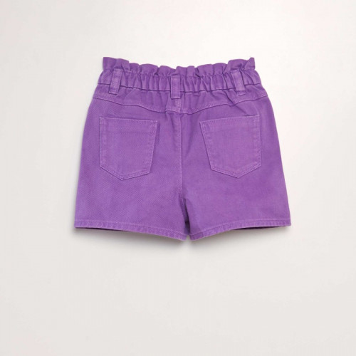 Short en denim coloré - Violet