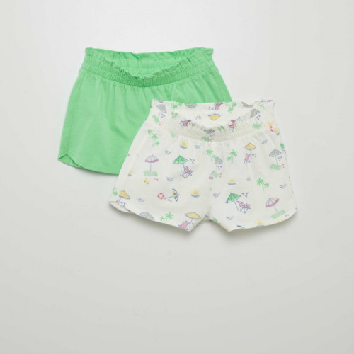 Lot de 2 shorts légers - 2 pièces - Jaune