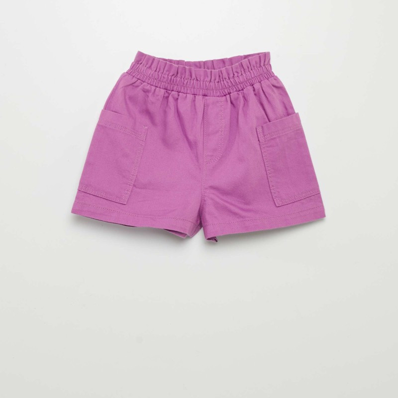 Short en twill - Violet