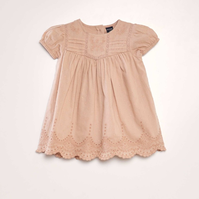 Blouse en voile de coton - Rose