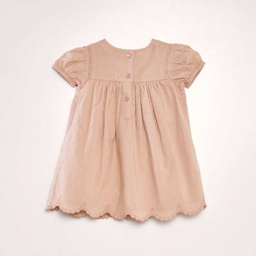 Blouse en voile de coton - Rose