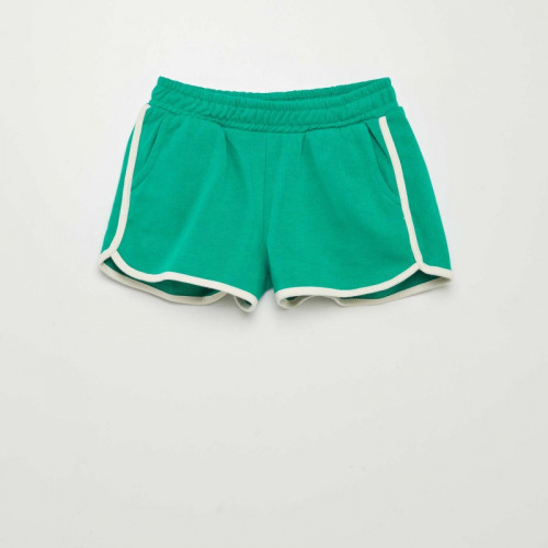 Short en molleton fin - Vert