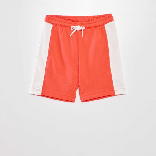 Short en molleton fin - Rouge