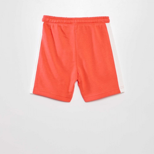 Short en molleton fin - Rouge