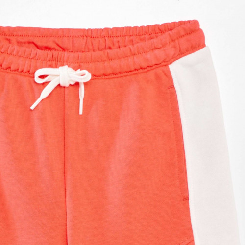 Short en molleton fin - Rouge