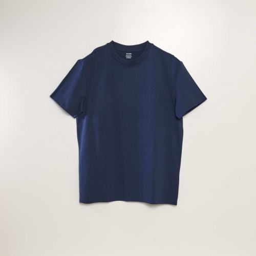 T-shirt à col rond en coton - Tough Cotton™ - Bleu marine