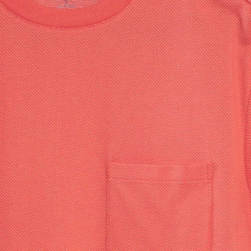 T-shirt moucheté à poche poitrine - Rouge