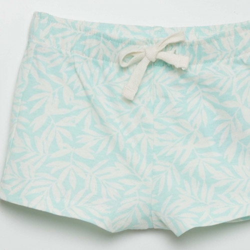 Lot de 2 shorts en jersey - Vert d'eau