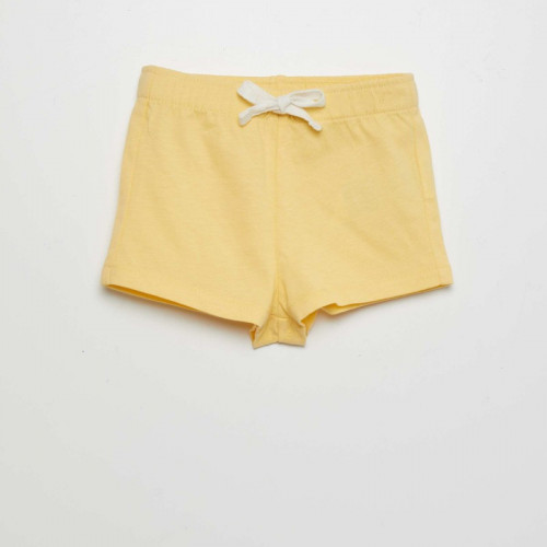 Lot de 2 shorts en jersey - Jaune