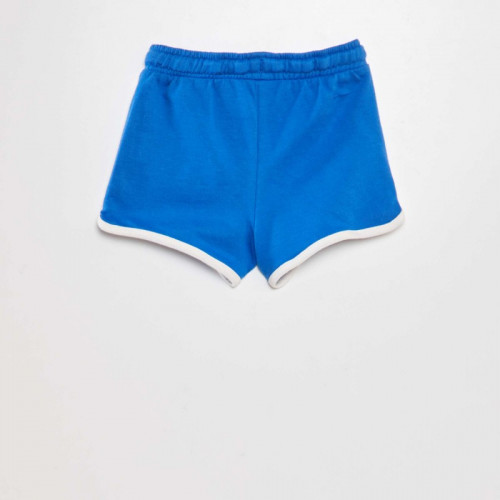 Short imprimé en french terry - Bleu