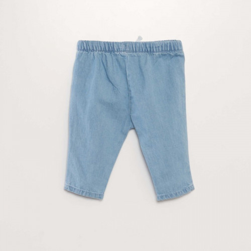 Pantalon léger en coton - Bleu