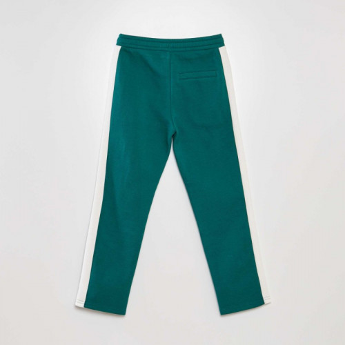 Pantalon de jogging en piqué de coton - Vert