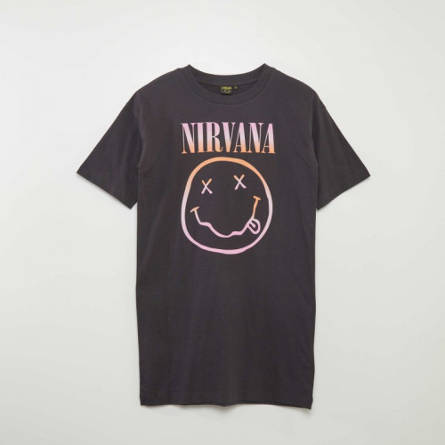 Chemise de nuit 'Nirvana' - Noir