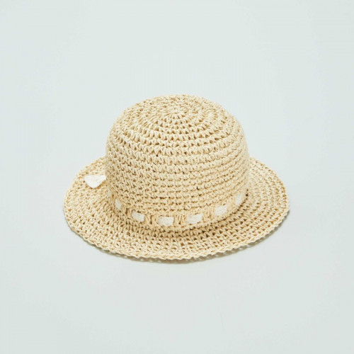 Chapeau cloche - Beige