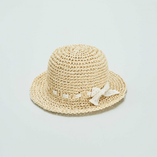 Chapeau cloche - Beige