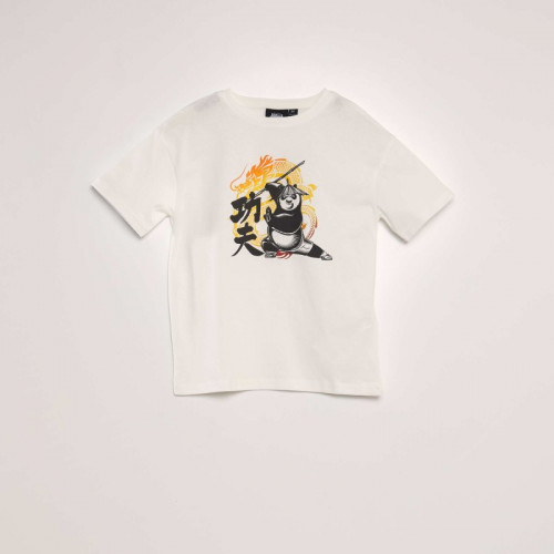 T-shirt Kung-Fu Panda' - Blanc