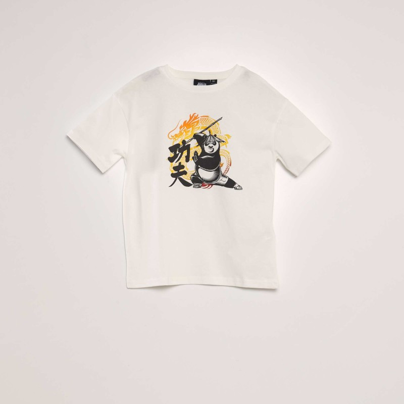 T-shirt Kung-Fu Panda' - Blanc