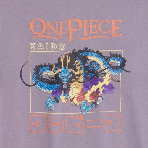 T-shirt imprimé 'One piece' - Violet