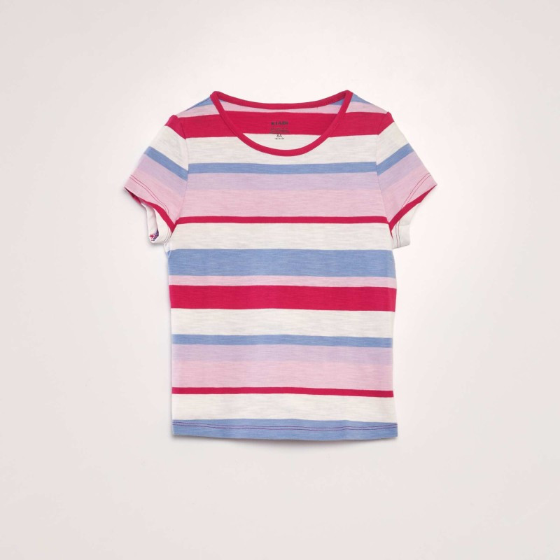 T-shirt forme boxy - Rose