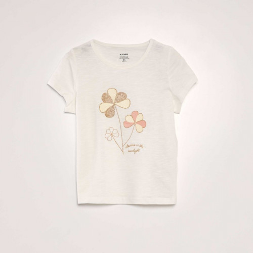 T-shirt forme boxy - Blanc