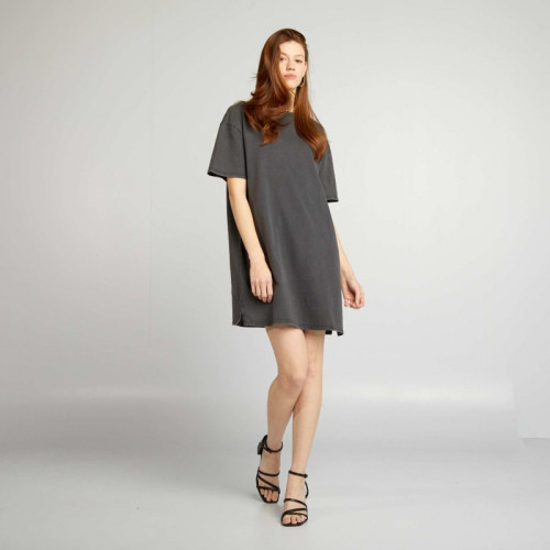 Robe t-shirt - Noir