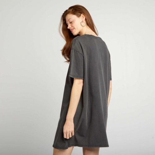 Robe t-shirt - Noir