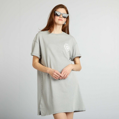 Robe t-shirt - Gris