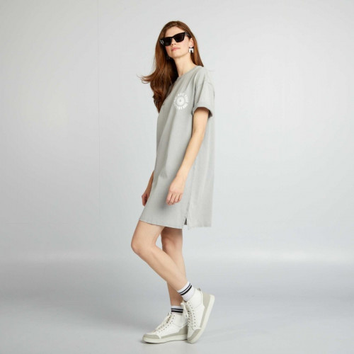 Robe t-shirt - Gris