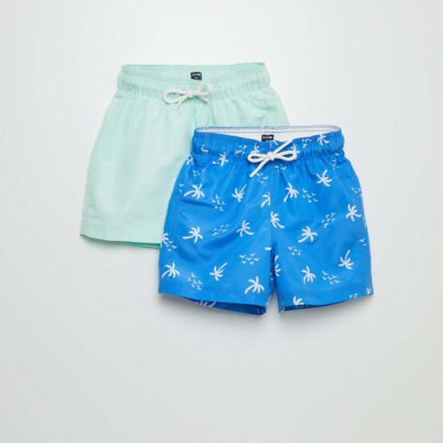 Lot de 2 shorts de bain - Bleu