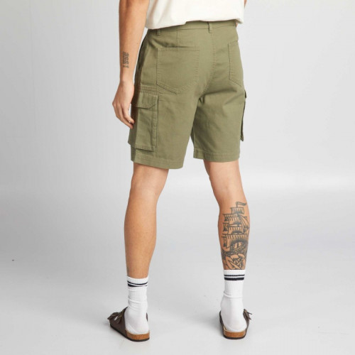 Short chino avec poches sur les côtés - Vert